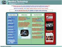 Tablet Screenshot of manifest-tech.com